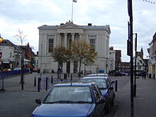 The town hall in St Albans, where the results were announced Main Street 5.JPG