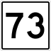 State Route 73 marker