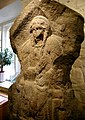 Manor House Museum Romano-British woman bas-relief in gritstone. 22 May 2009