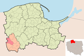 Poziția localității Comuna Rzeczenica