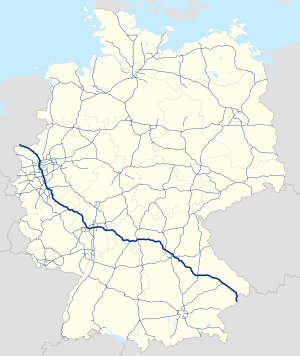 Course of the A 3