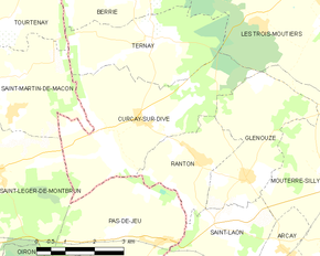Poziția localității Curçay-sur-Dive