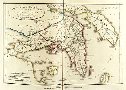 Map of ancient Megaris