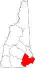 Map of New Hampshire highlighting Rockingham County.svg