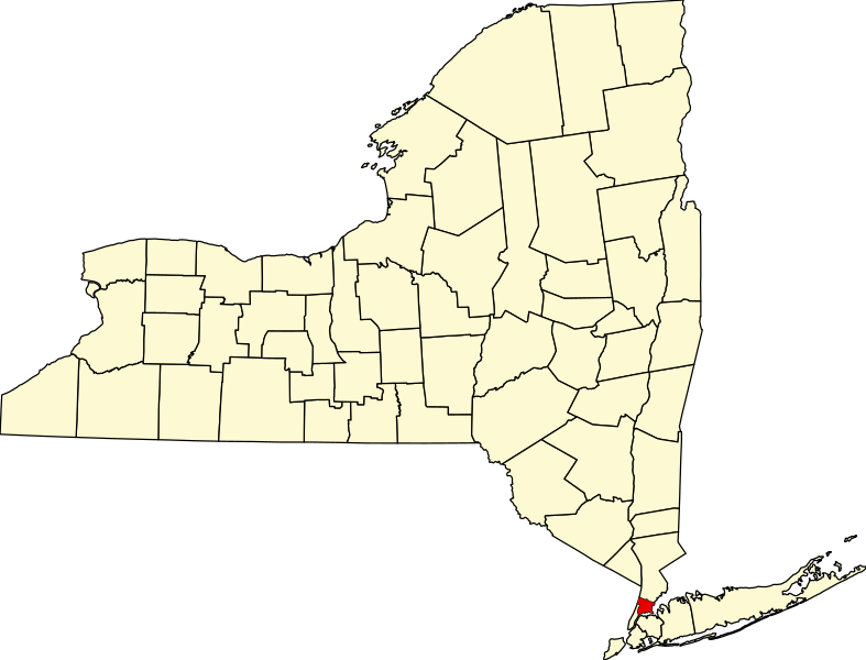 File:Map of New York highlighting Bronx County.svg