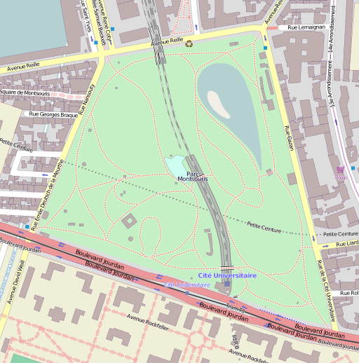 Map of Parc Montsouris - OpenStreetMap