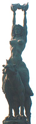 Статуя Марии Лионсы в Каракасе