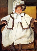 Mary Cassatt - Ellen Mary Cassatt In A White Coat - 1896.jpg