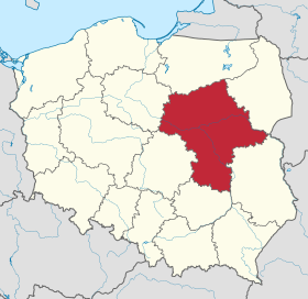 Localisation de Voïvodie de Mazovie