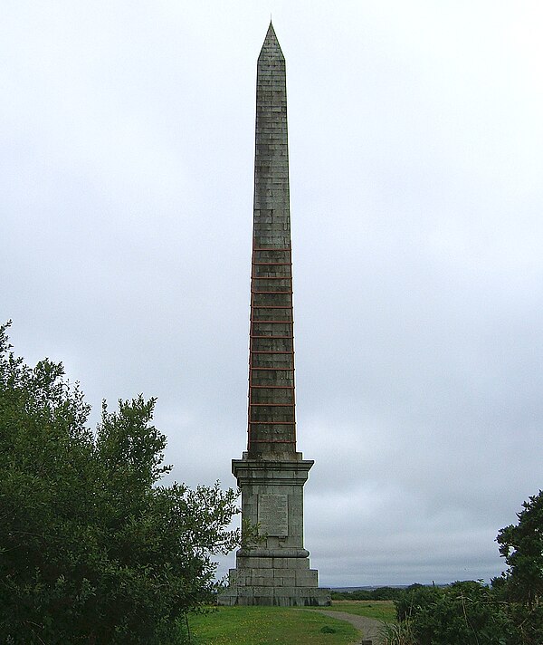 The memorial to Gilbert at Bodmin