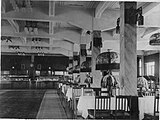 Továrna-kuchyně v Minsku, jídelna r. 1940