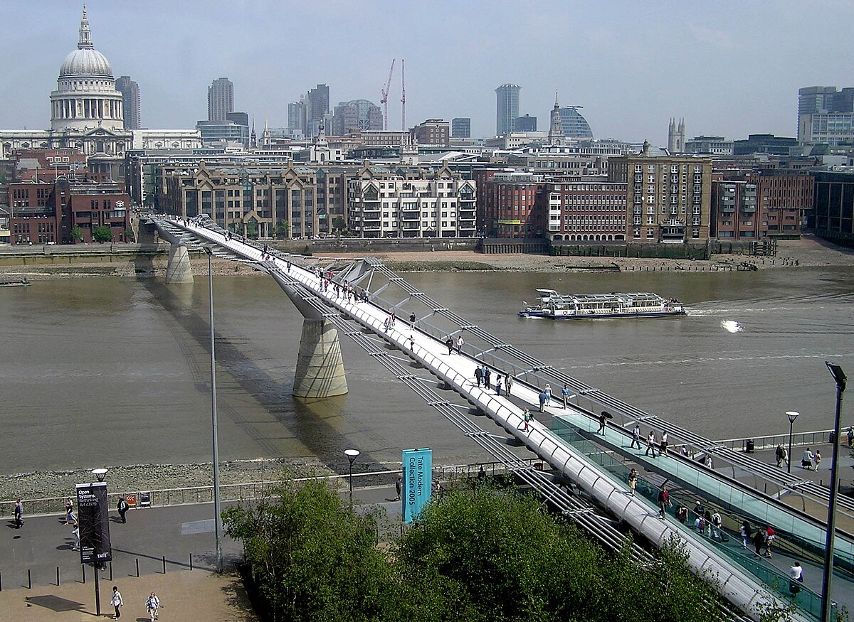 Millennium Bridge Simple English Wikipedia the free encyclopedia