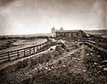 Mission Santa Barbara rear view by Carleton Watkins, 1876.jpg