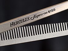 Blades of a pair of texturizing shears Modellierschere.jpg