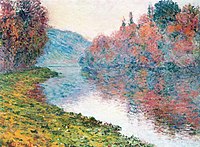 Banks of the Seine at Jeufosse: Clear Weather Monet w914.jpg