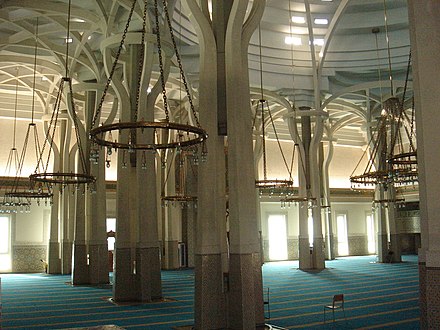 Central mosque by Paolo Portoghesi, Rome (1974)