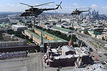 Mi-8 helicopters in fly-past. MoscowVictoryDayParade2020-06-24 6.jpg