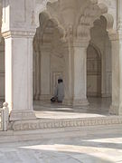 Mosquée du fort rouge d'Agra.