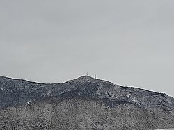 Mount Orsa and Mount Pravello during winter 2020)