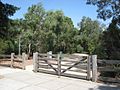 Entrance to Boyd Park which was named for the potter Merric Boyd