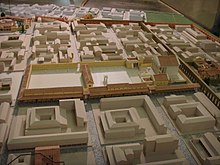 City model of Roman Florentia (Florence) Museo Firenze com'era, plastico Florentia 3.JPG