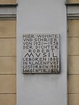 Robert Musil - memorial plaque