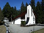 Cemetery with cemetery chapel