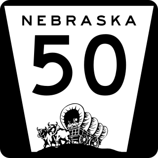 <span class="mw-page-title-main">Nebraska Highway 50</span> State highway in Nebraska, United States