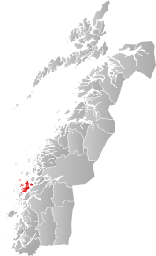 Poziția localității Dønna