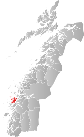 Locatie van Dønna