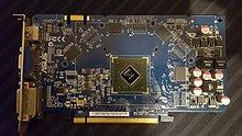 Asus Geforce 9600 GT NVIDIA 9600 GT no cooler front.jpg