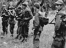 Soldiers of the National Liberation Army during the Algerian War of Independence, 1958. National Liberation Army Soldiers (5).jpg