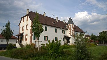 Der Schlossrest von Südwesten