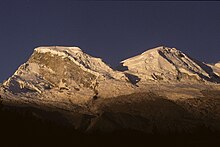 Huascarán Nord (a sinistra) e Sud (a destra)