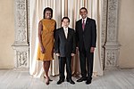 Thumbnail for File:Nguyen Minh Triet with Obamas.jpg