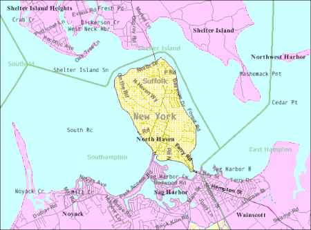 North haven map