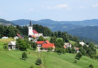 Nova Oselica Village in Upper Carniola, Slovenia