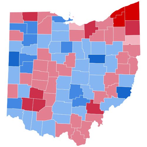 Ohio Presidential Election Results 1876.svg