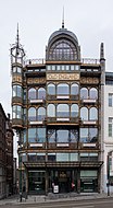 Het warenhuis Old England in 1899 gebouwd als uitbreiding van het warenhuis.