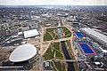 Lage der Riverbank Arena im Olympiapark (neben dem London Olympics Media Center)