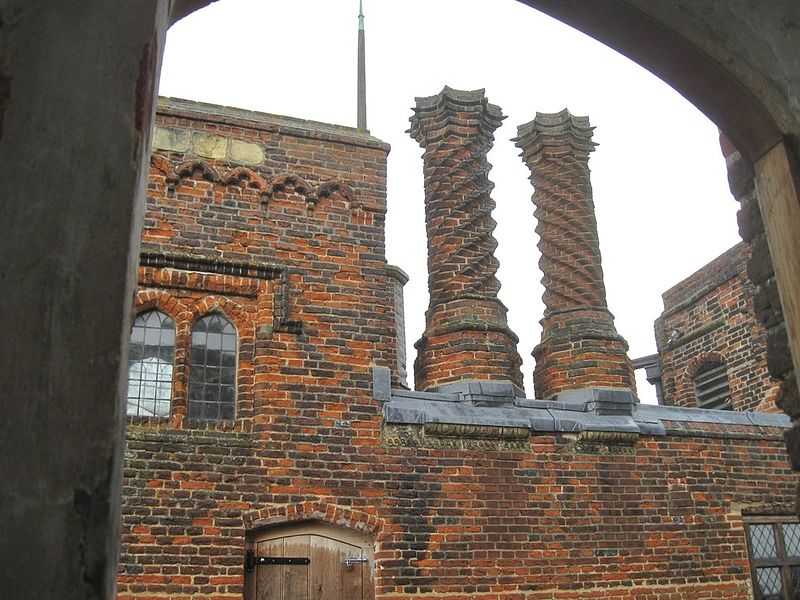 File:Ornate Tudor chimneys, Layer Marney Tower (geograph 3086141).jpg