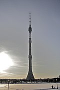 Ostankino Tower, 1967 (by Nikolai Nikitin, d. 1973)