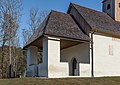 * Nomination Porch of the subsidiary church Saint Oswald in Goritschach, Pörtschach, Carinthia, Austria -- Johann Jaritz 03:57, 12 January 2020 (UTC) * Promotion  Support Good quality. --XRay 05:55, 12 January 2020 (UTC)