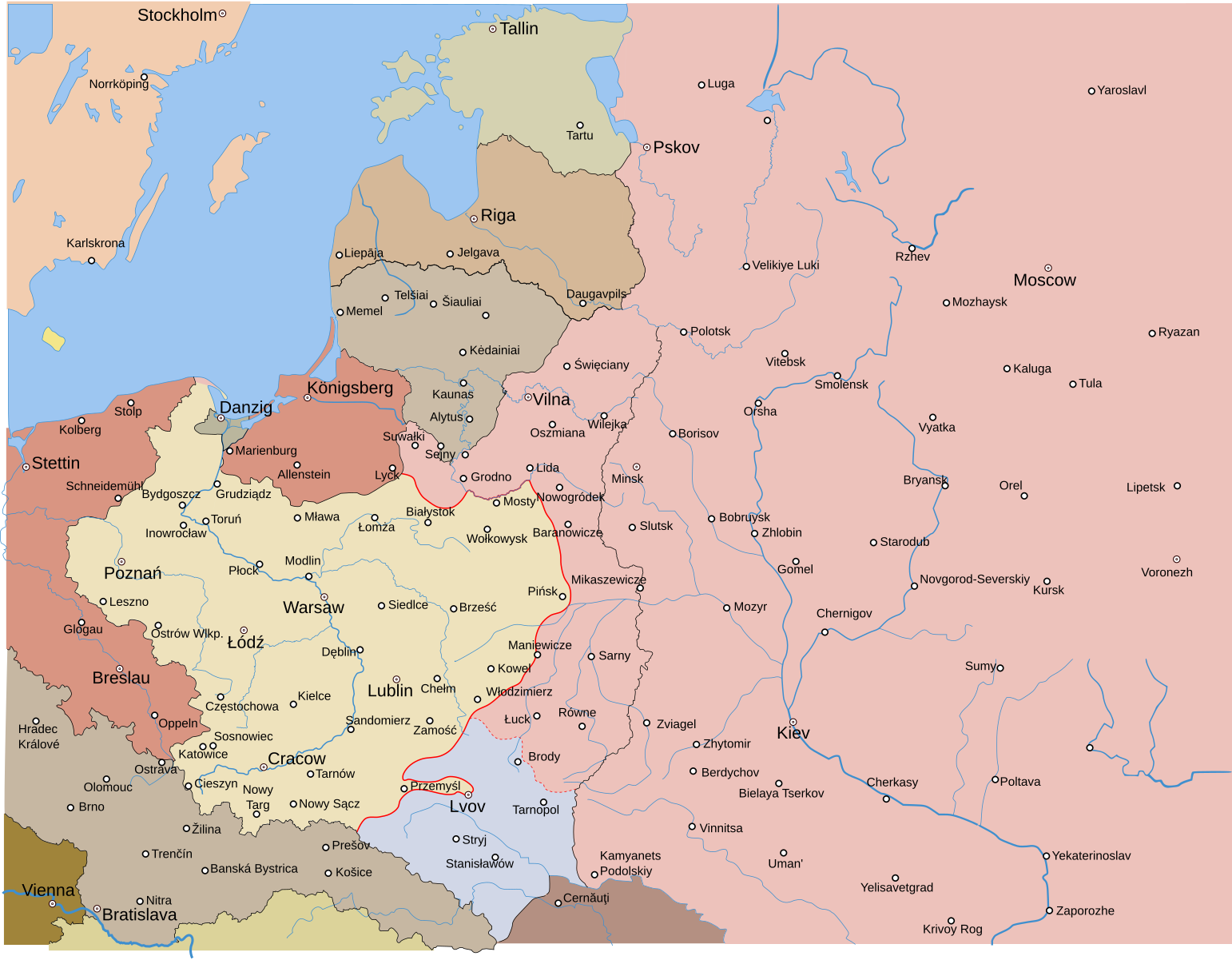 Варшава на английском. Карта Польши 1939 года. Польша в границах 1939 года карта. Польша в границах 1938 года карта. Границы Польши 1938.