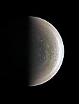 Jupiter's polar region captured by JunoCam.