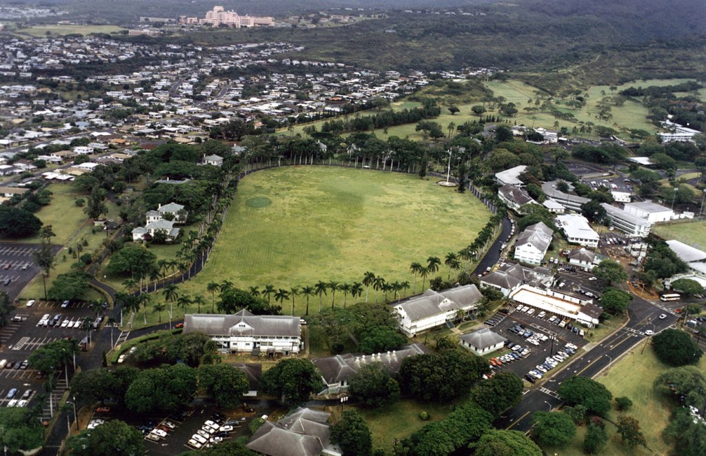 Fort Shafter 1024px-PalmCircle_AerialView