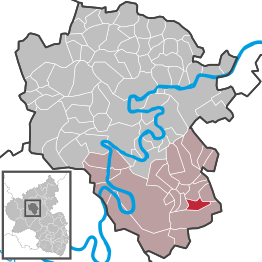 Kaart van Panzweiler