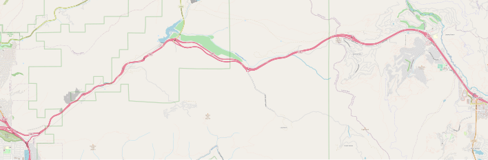 Parleys Canyon, from I215 & I-80 to Kimball Junction ParleysCanyonOSM.svg