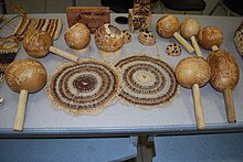 Assorted crafts made by the Pech people. PechCraftsHonduras.JPG