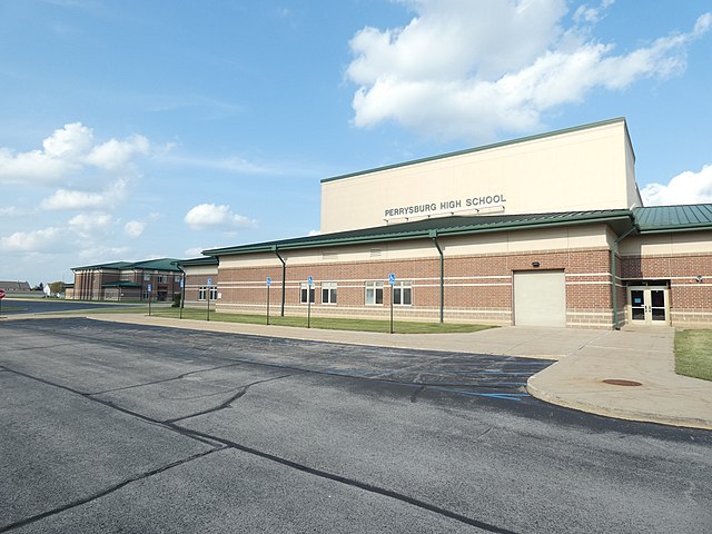 Front portion of the school